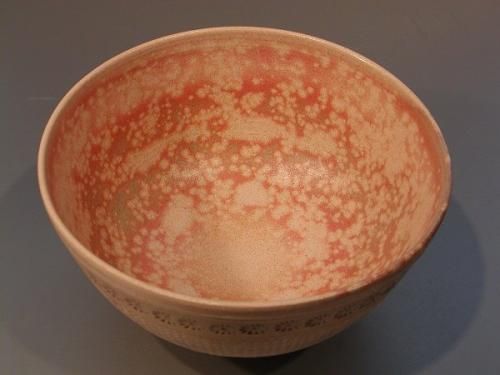 茶道具 抹茶茶碗 御本三島、三代 清水日呂志 駕洛窯作 桐共箱□新品