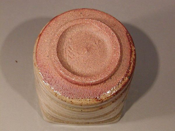 茶道具 絵唐津 四方 火入 鏡山窯 井上東也 共箱 茶道具 絵唐津 四方 火