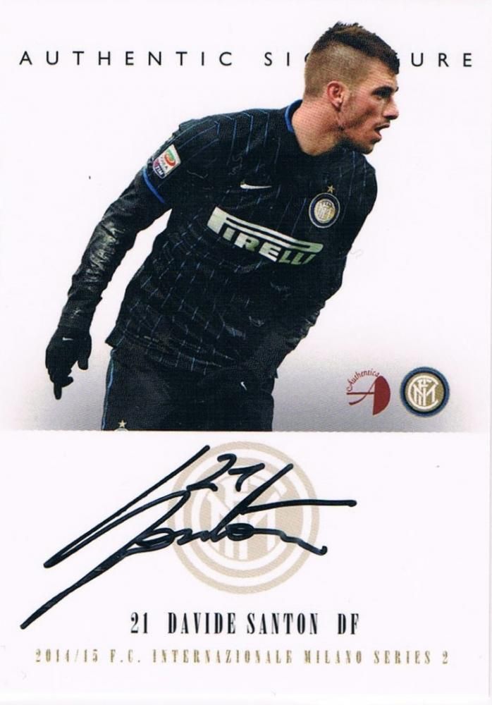 2015 フロンティア インテルシリーズ2 直筆サインカード D.Santon 【51