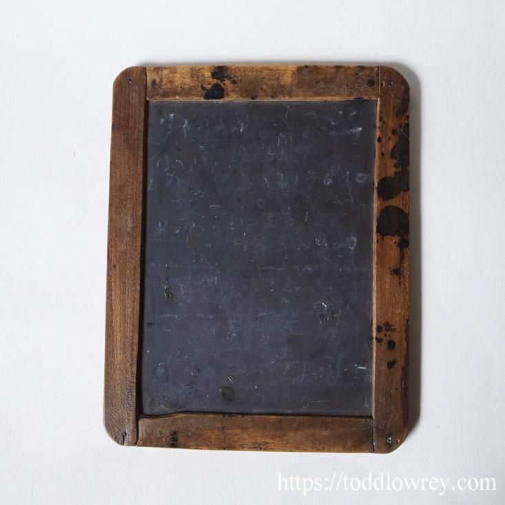 ヴィクトリア時代の子供達から / Antique Victorian School Slate