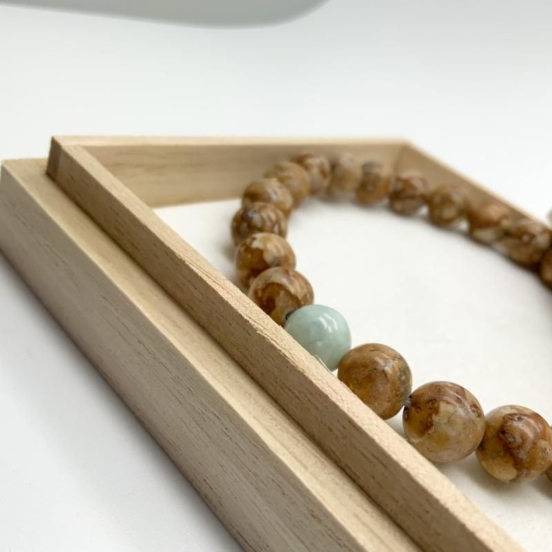 糸魚川翡翠 (青海産) 姫川薬石 ブレスレット 】 国産 天然石 糸魚川