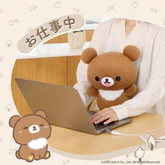 商品情報：あったかぬいぐるみ チャイロイコグマとアオイコオオカミ KS