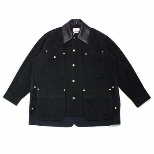 YOKE ヨーク 25AW Nuback Leather Coverall Jacket ヌバックレザー