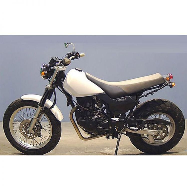 ヤマハ TW200/225張替用タックロール式 黒エナメル シートカバー