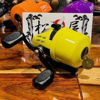 五十鈴工業 スピンキャストリール ピッキーノ イエロー 五十鈴工業