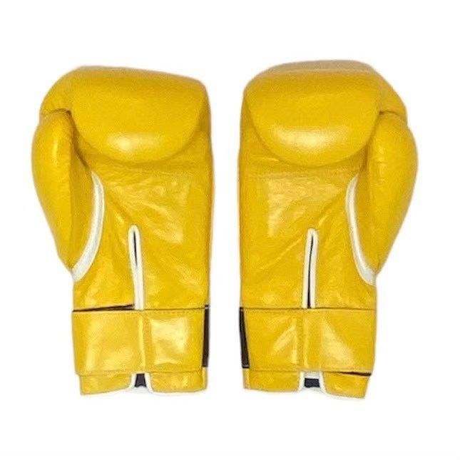 ☆ Winning 8oz ボクシンググローブ 紐式☆イエロー×シルバー Winning