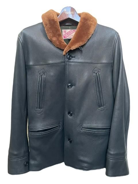 Y'2 LEATHERワイツーレザー ディアスキン×ムートン30'Sカーコート