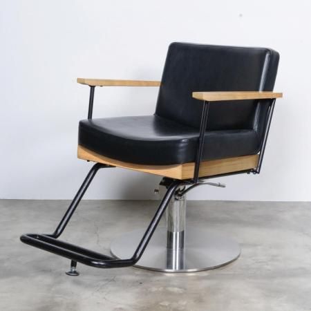 美容室 スタイリングチェア 『Framu/フラム』 BLACK（ブラック）業務用