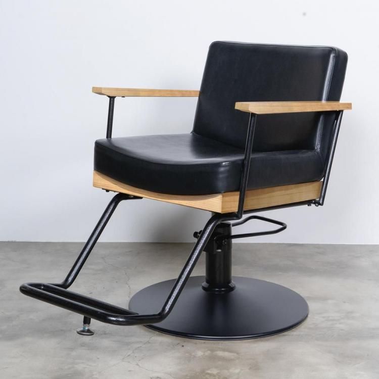 美容室 スタイリングチェア 『Framu/フラム』 BLACK（ブラック）業務用