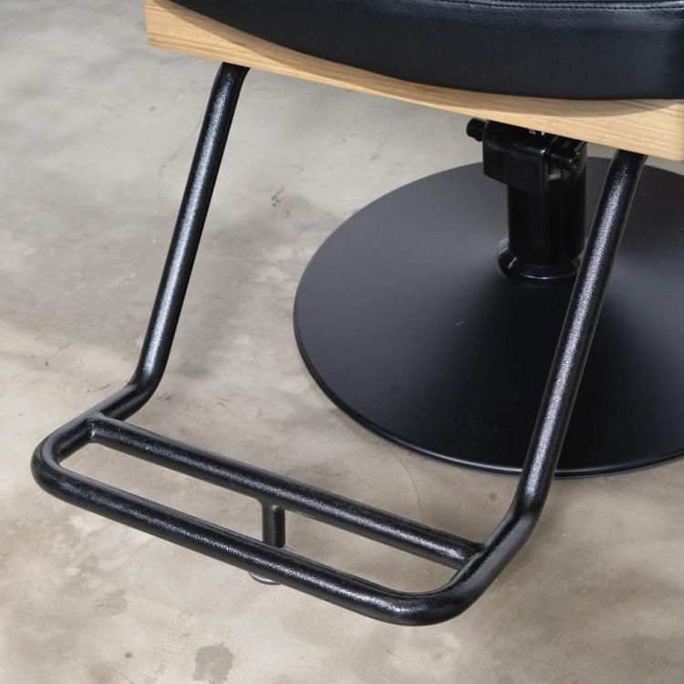 美容室 スタイリングチェア 『Framu/フラム』 BLACK（ブラック）業務用