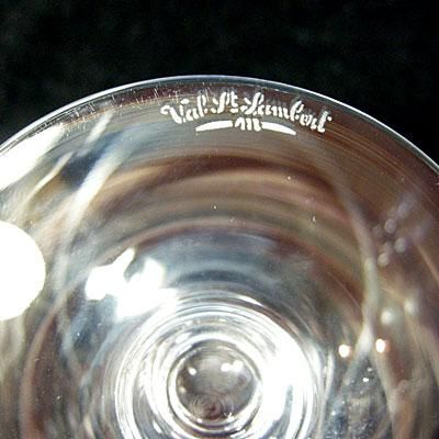 ヴァル・サン・ランベールVAL SAINT LAMBERTブランデーグラス1