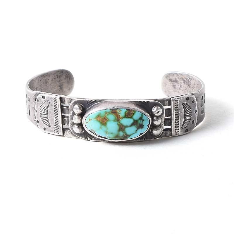 ぱ*り様 スペシャル 40s ナバホ バングル ヴィンテージ ターコイズ