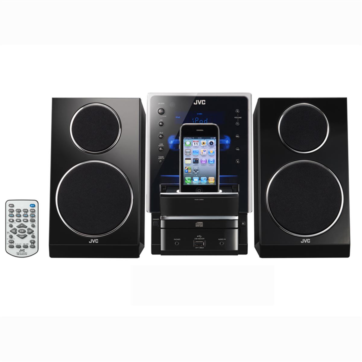 ビクター、ワンプッシュドック搭載のiPhone対応コンポ - 価格.com