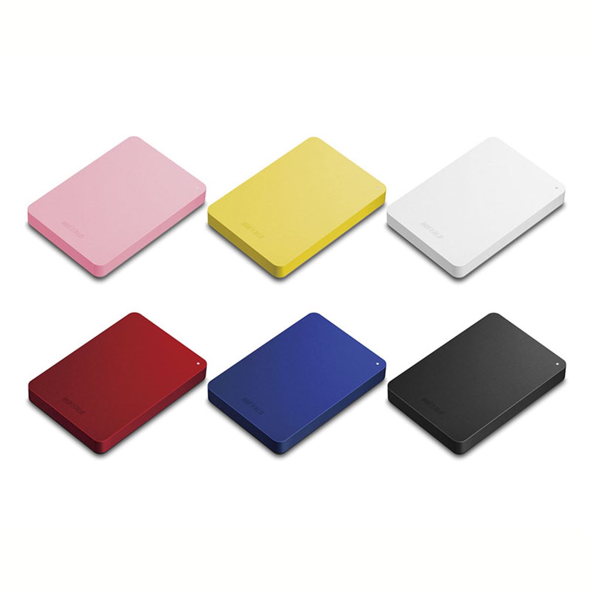 バッファロー、鮮やかな6色のUSB 3.0対応ポータブルHDD - 価格.com