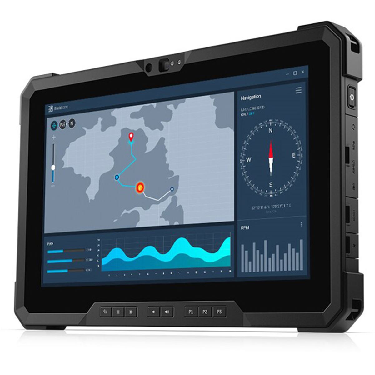 デル、重量1.33kgからの耐衝撃タブレット「New Latitude 7220 Rugged