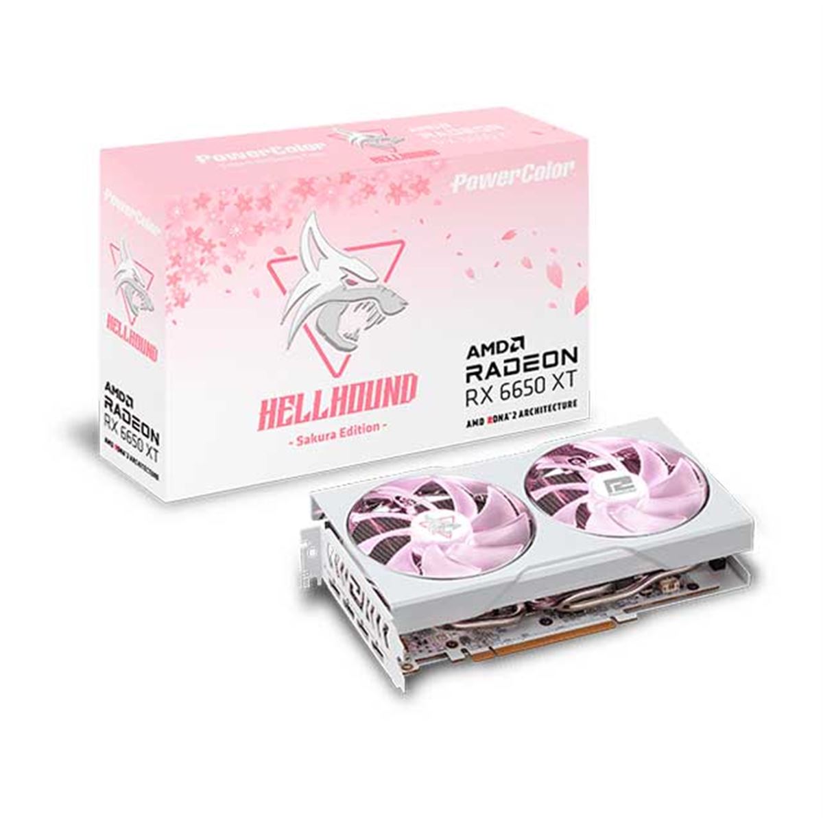 PowerColor、桜をモチーフにした「Radeon RX 6650 XT」搭載ビデオ