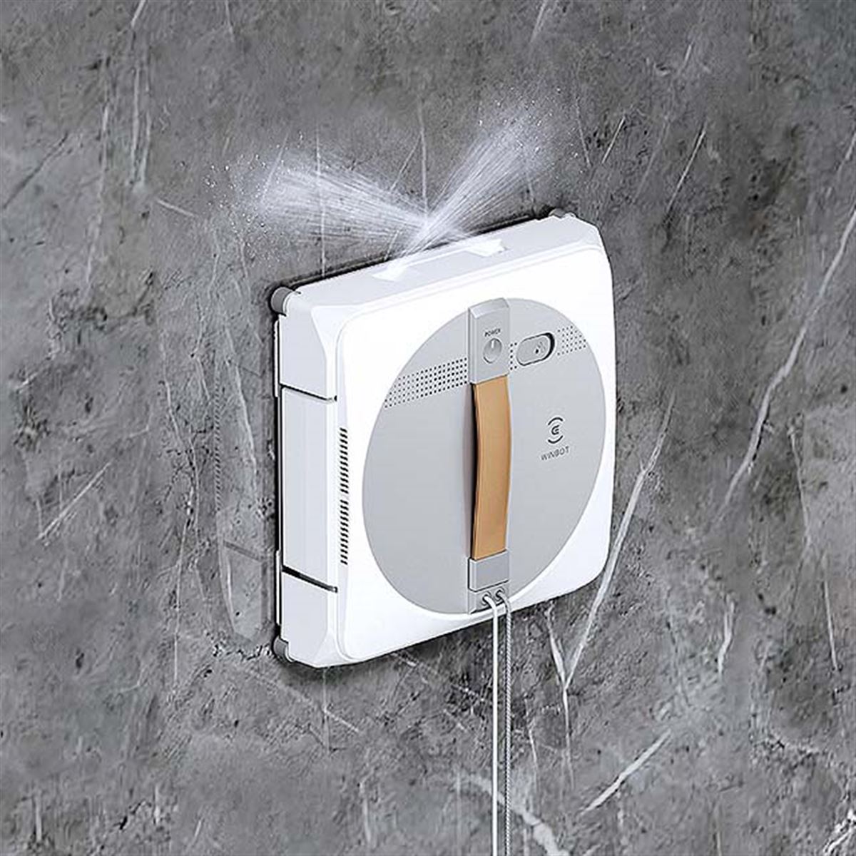 エコバックス、クロスオートスプレーを初採用した窓掃除ロボット