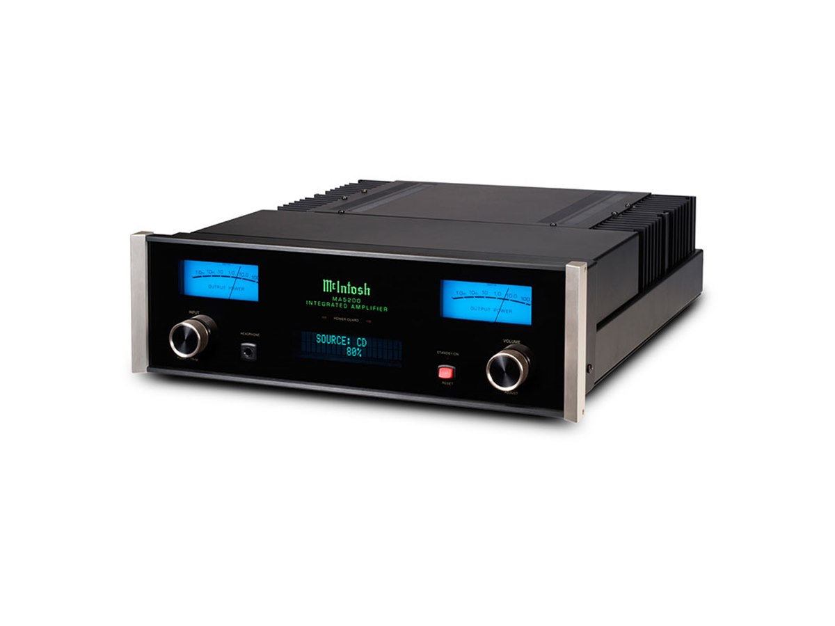 McIntosh、32bit/192kHz対応DAC搭載のプリンメインアンプ「MA5200