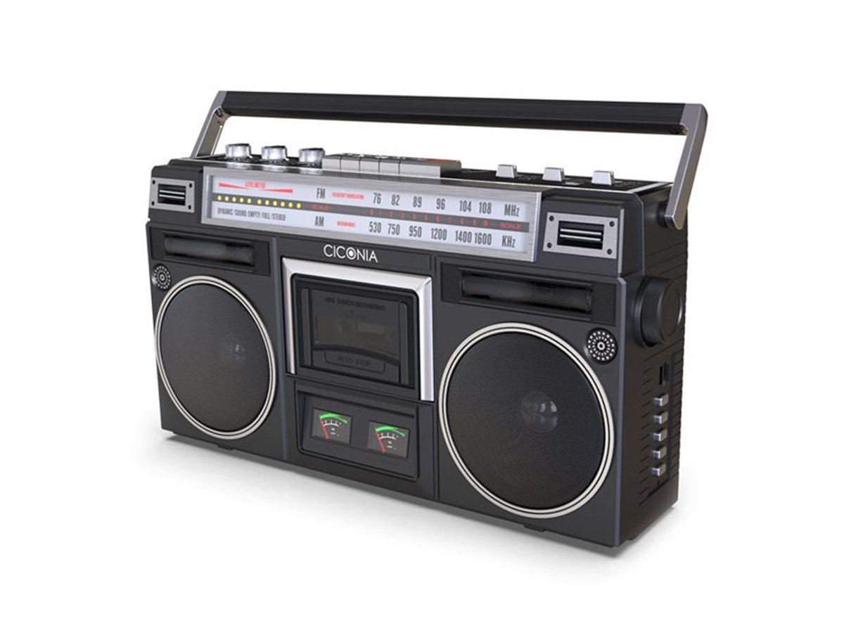 クラシカルステレオラジカセ」が33,000円で発売、BluetoothやUSB