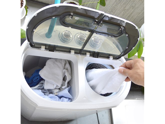 別洗いしませんか？ 2台目に使える小型二槽式洗濯機「別洗いしま専科