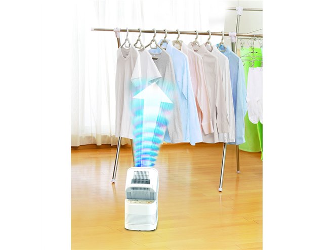 アイリスオーヤマ、部屋干し時間を1/3に短縮した衣類乾燥機「カラリエ