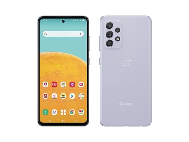 ドコモ、約6400万画素カメラ搭載のスタンダード5Gスマホ「Galaxy A52
