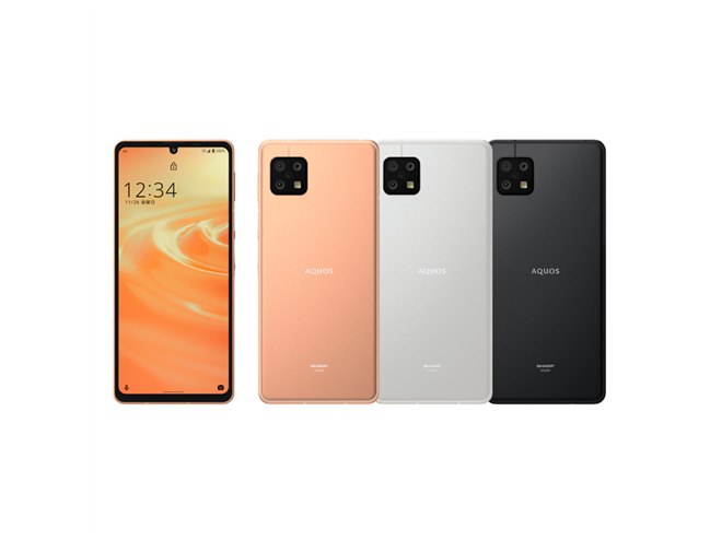 シャープ、薄型ボディと画面内指紋認証を搭載した5Gスマホ「AQUOS