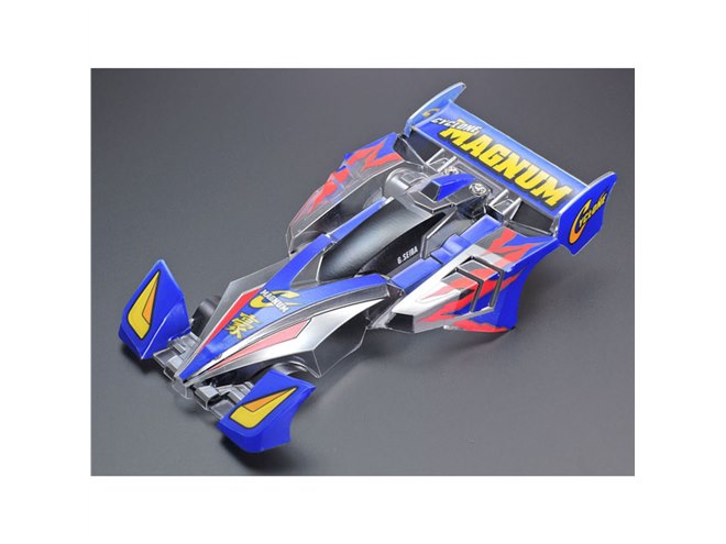 1/32フルカウルミニ四駆 サイクロンマグナム 21st クリヤーブルー 1/32