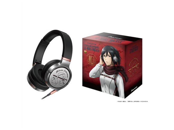 オンキヨー、アニメ「進撃の巨人」コラボのハイレゾヘッドホンを1/24