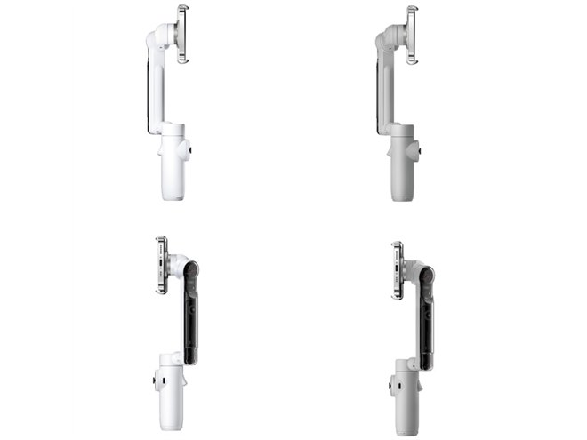 Insta360、手ブレ補正とAI追跡に対応したスマートフォン用ジンバル