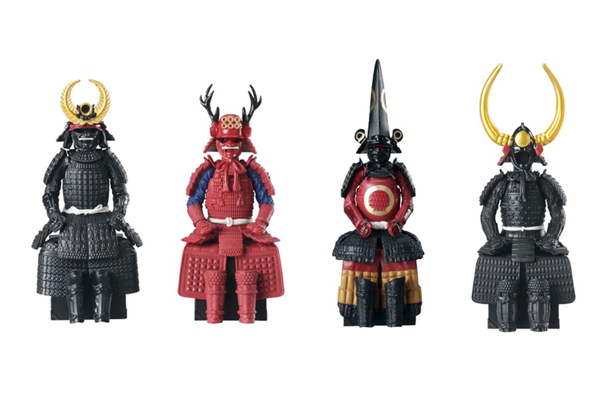 戦国武将の甲冑がガシャポンフィギュアになった！「武将コレクション