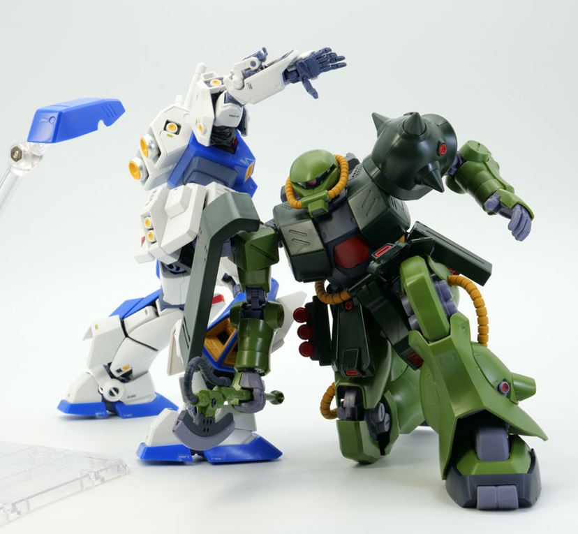 RE/100 ザクII改」を組み立て！ アニメから出てきたような再現度に感涙