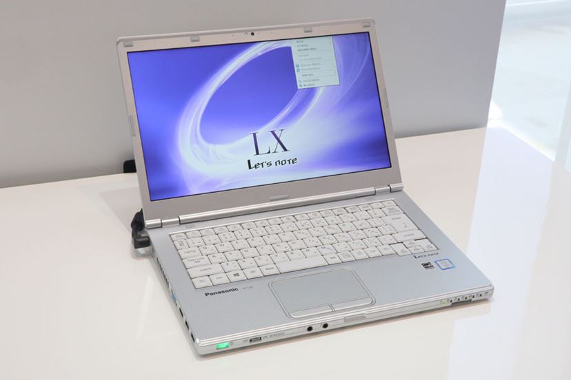 14型で重さは約1.25kg、大画面＆軽量モバイルノート「レッツノート LV7