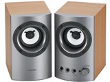 エレコム、木製キャビネット採用のPCスピーカー - 価格.com