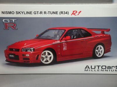 1/18 オートアート ニッサン ニスモ スカイライン GT-R Rチューン(R34