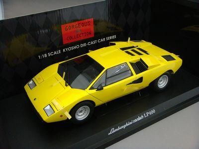 1/18 KYOSHO ランボルギーニ カウンタック LP400 （イエロー