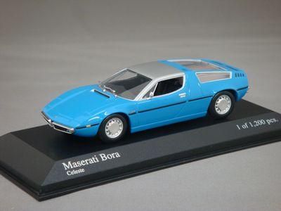 1/43 ミニチャンプス マセラティ ボーラ （ブルー） - ミニカー