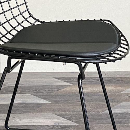 ハリー・ベルトイア/WireChairワイヤーチェア【ブラックフレーム×PU