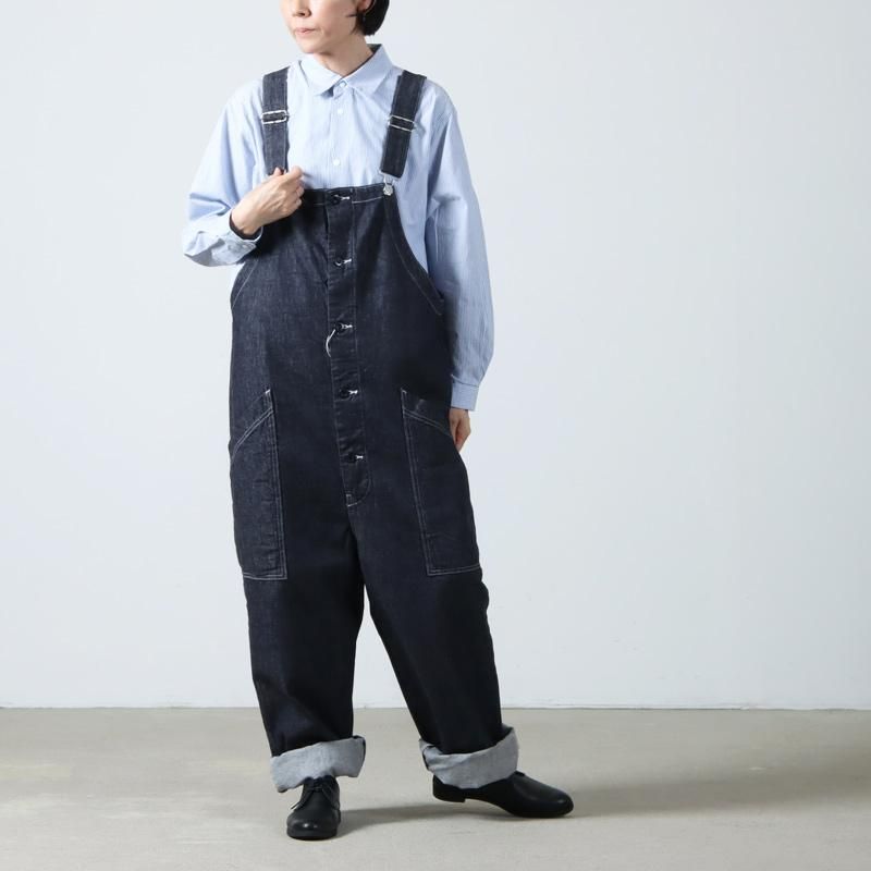 HARVESTY (ハーベスティ) 10z ノンフェイドデニム オーバーオール