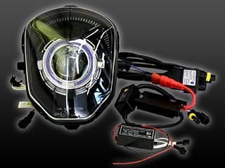 MSX125(GROM/グロム)用HIDプロジェクターヘッドライトキット（レンズ