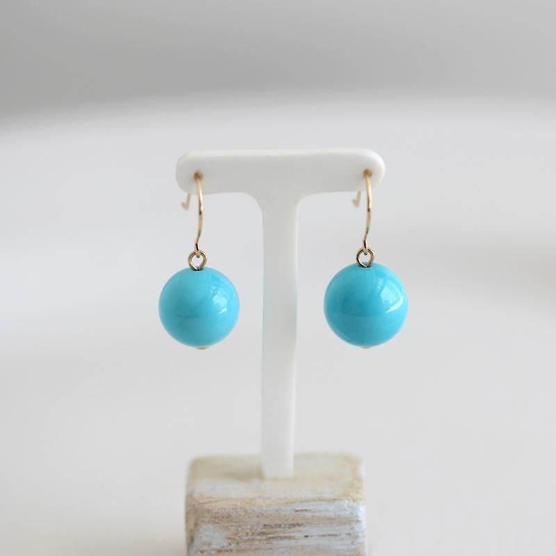 アリゾナ・ターコイズピアス｜Room【ルーム】｜神戸・元町の