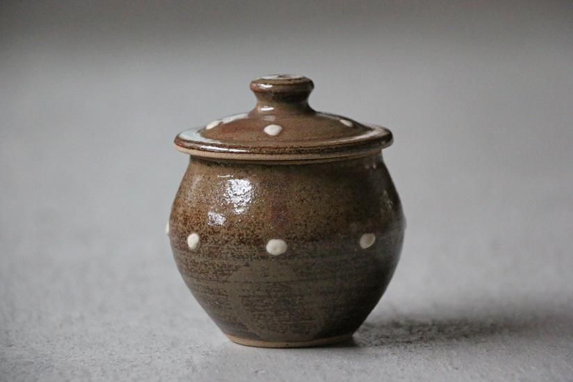 mooshuleek -ムーシュリーク- 小石原焼 太田哲三窯 ドット 小壺