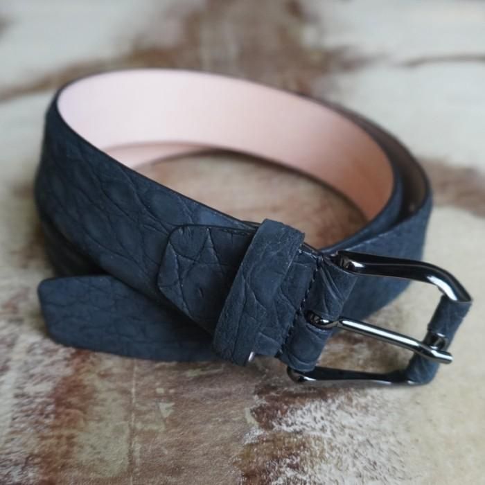 Post＆coメンズレザークロコダイル背ワニ革、オーストリッチレッグ