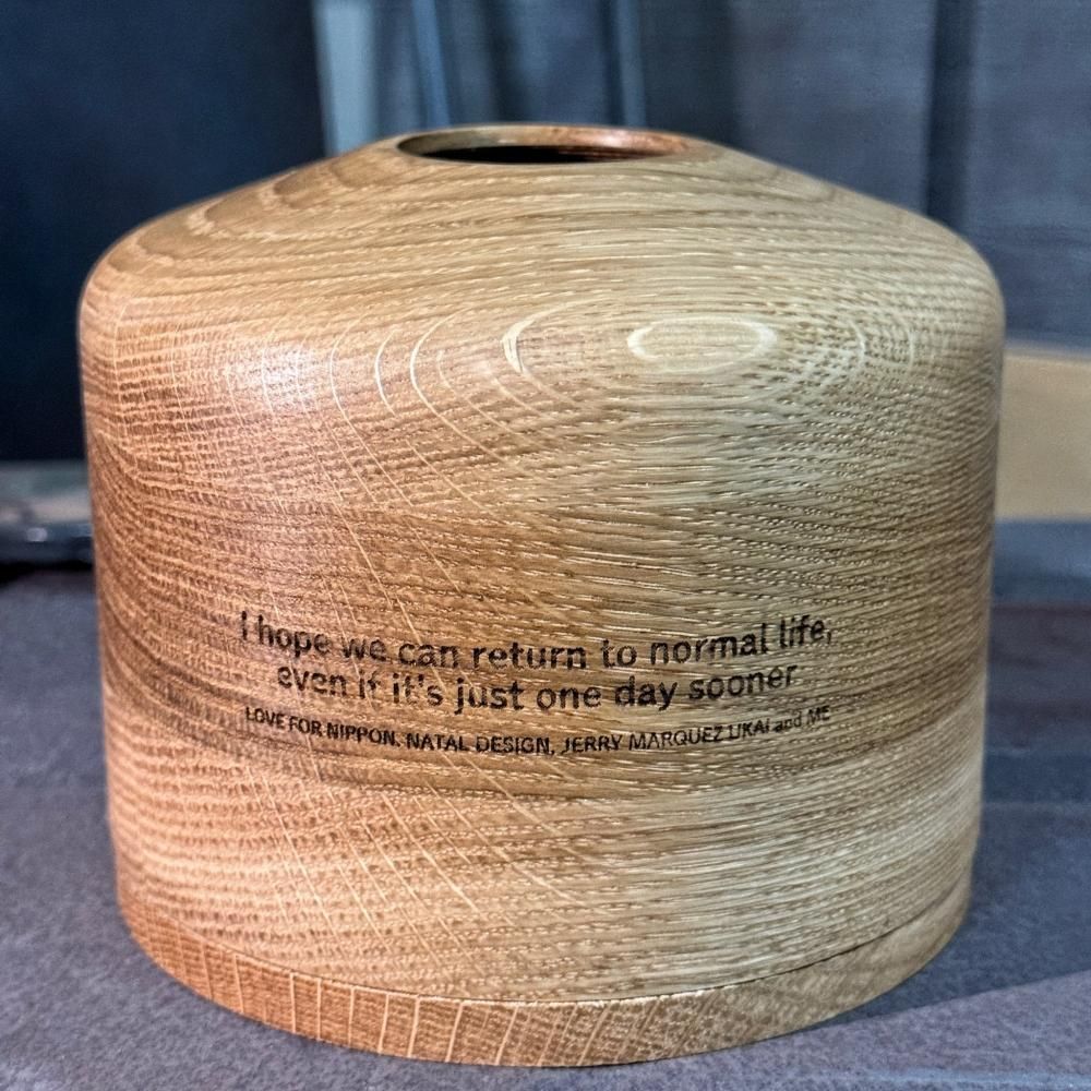 Masterpiece 木製OD缶ケース LOVE FOR NOTO ver. - NATAL DESIGN