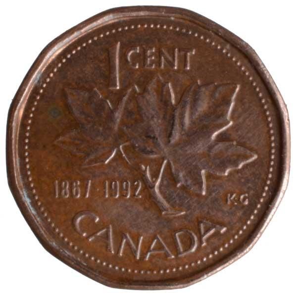 カナダ建国125周年記念1セント硬貨|カナダ|コレクターズショップ