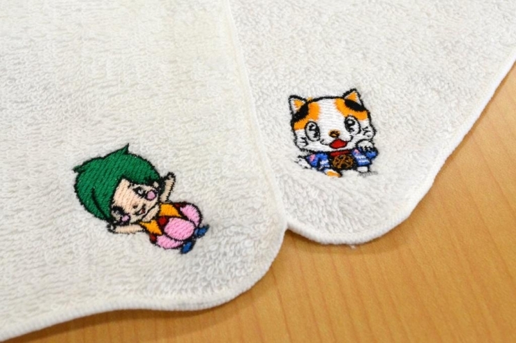 蓮ちゃん&ガラスケミニタオルハンカチ | 守口・門真のご当地自慢