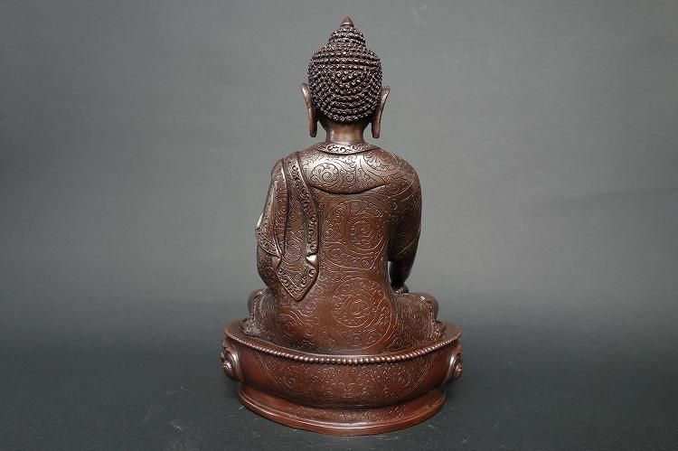 釈迦如来 銅製 22cm｜大阪の仏像通販・販売なら仏像専門店 多羅堂