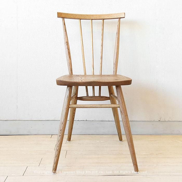 ダイニングチェア ブラウン色 タモ材 タモ無垢材 木座 木製椅子