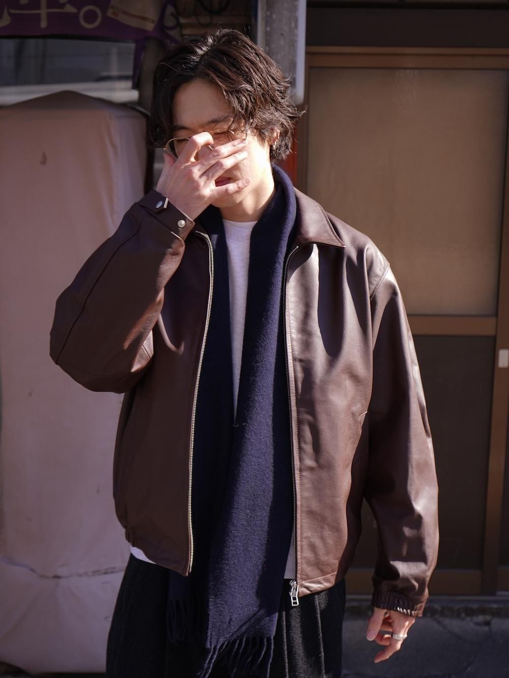 UNIVERSAL PRODUCTS.(ユニバーサルプロダクツ) LEATHER BROUSON