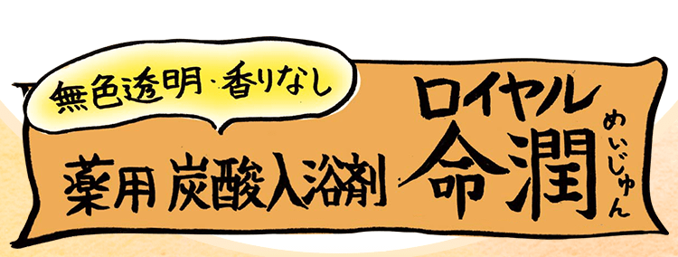 重炭酸入浴剤 【ロイヤル命潤】 色も香りも無い「薬用」入浴剤